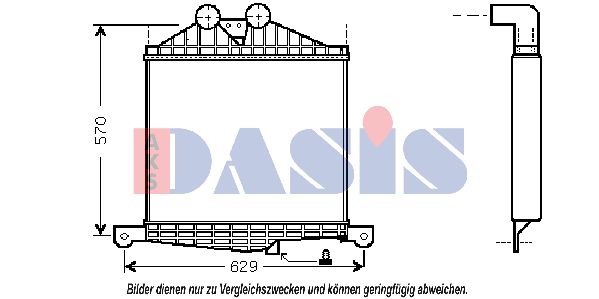 AKS DASIS Kompressoriõhu radiaator 137190N